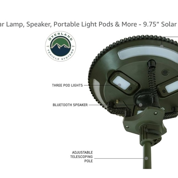 Overland Solar LED Light with Handle - Picture 14 of 16